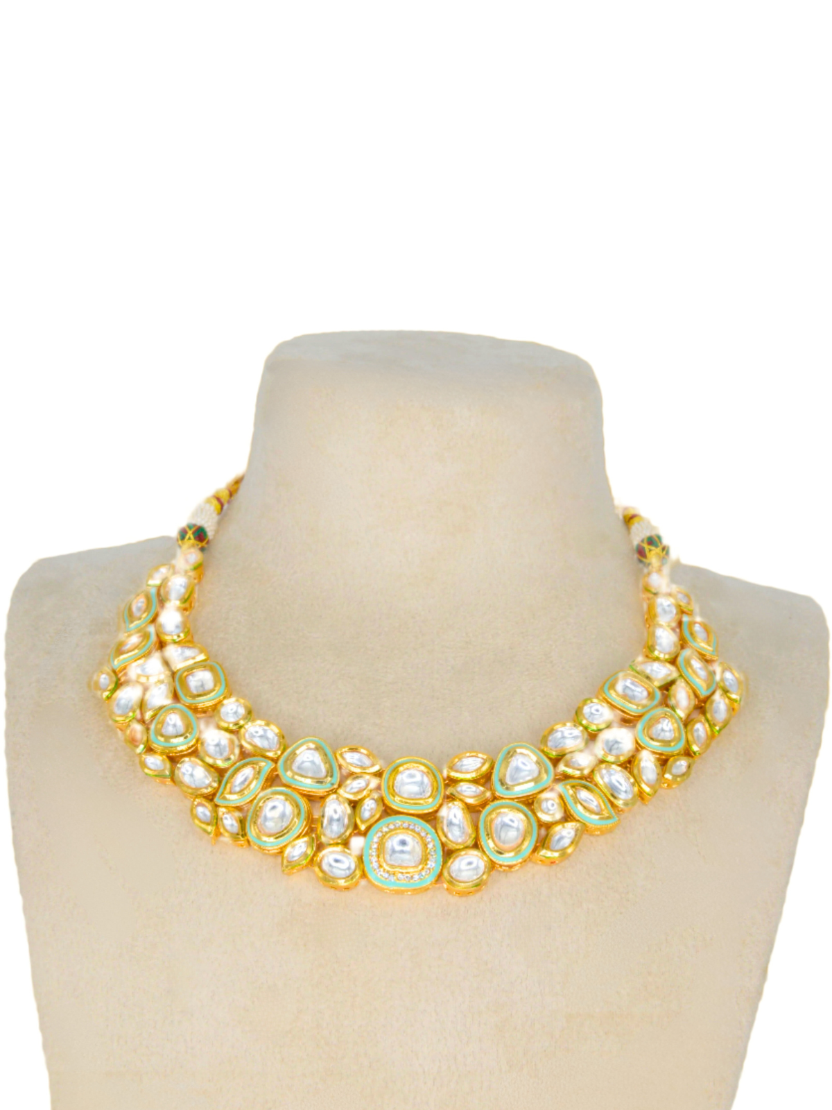 COCKTAIL CHOKER NECKLACE & EARRINGS SET