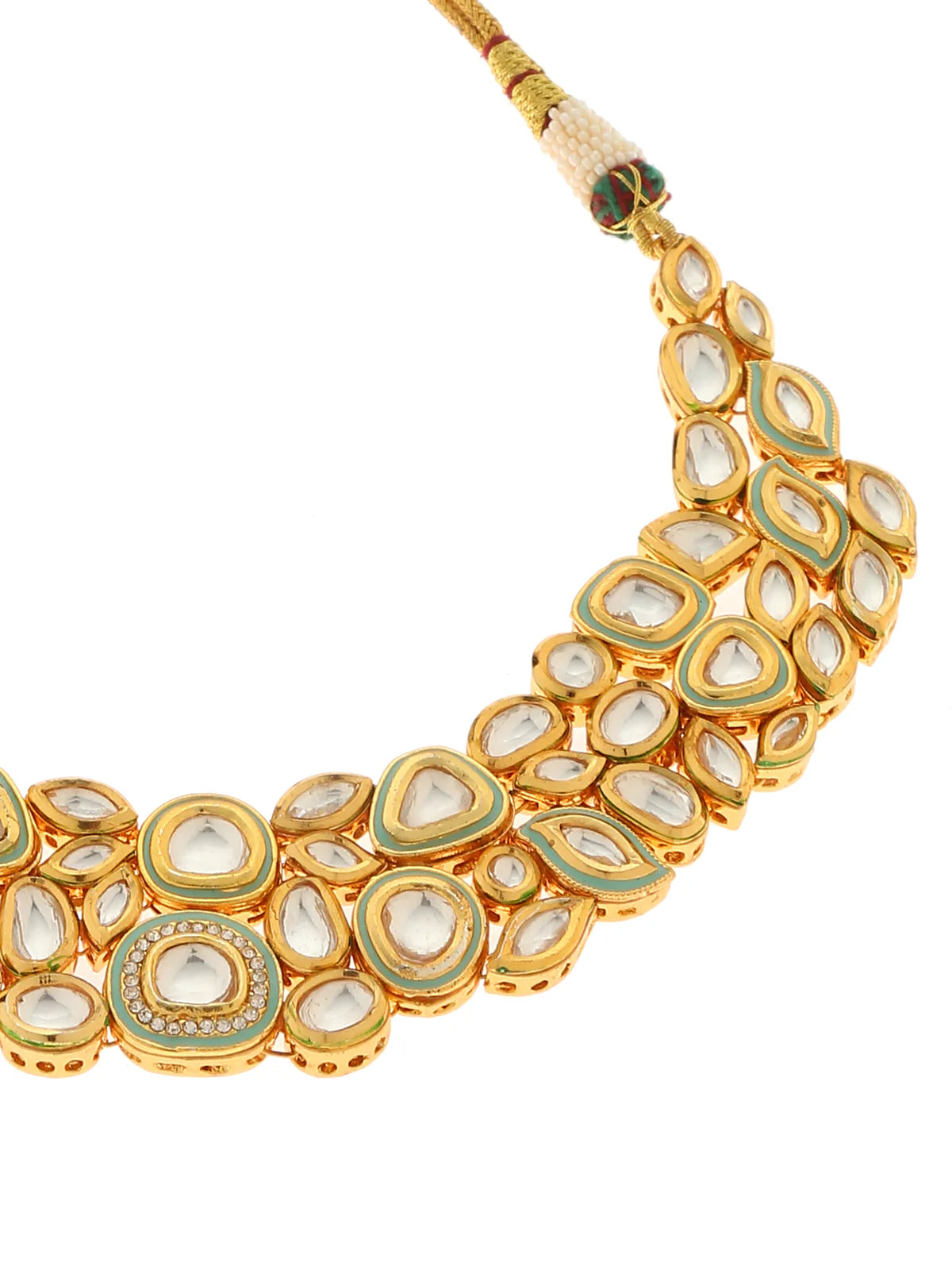 COCKTAIL CHOKER NECKLACE & EARRINGS SET