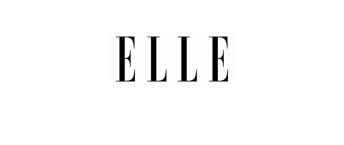 Black 'ELLE' logo on a white background