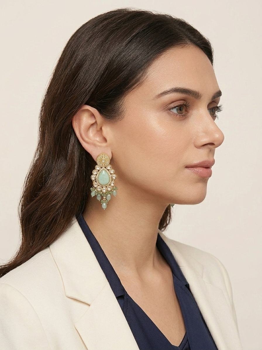 INDIAN EARRINGS - Pastel colour