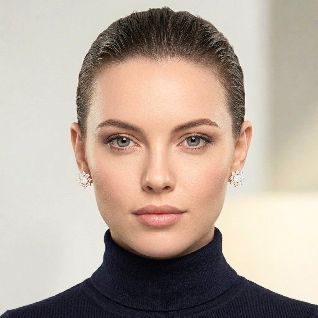 GOLD STAR EARRINGS