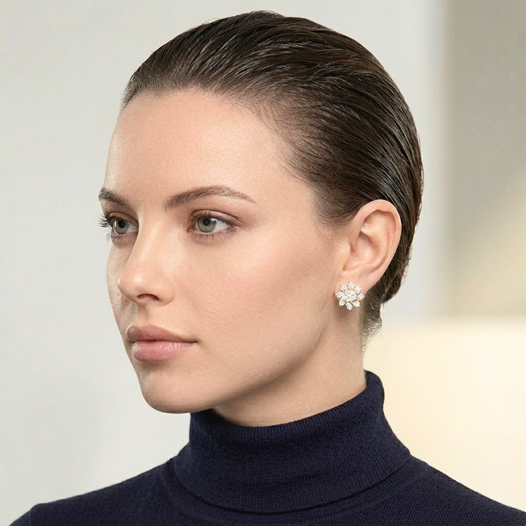 GOLD STAR EARRINGS